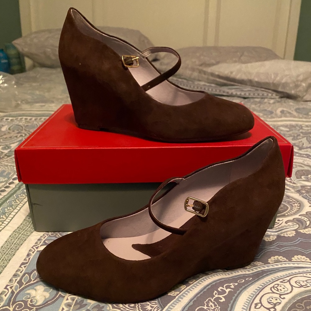 Johnston and Murphy Tracey Chocolate Mary Janes
